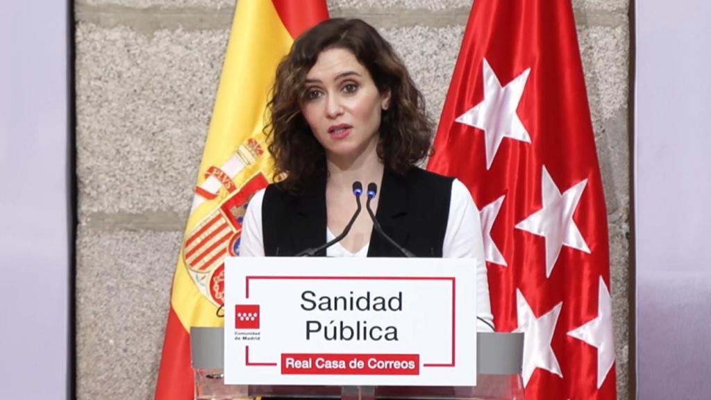 La presidenta de la Comunidad de Madrid, Isabel Díaz Ayuso.