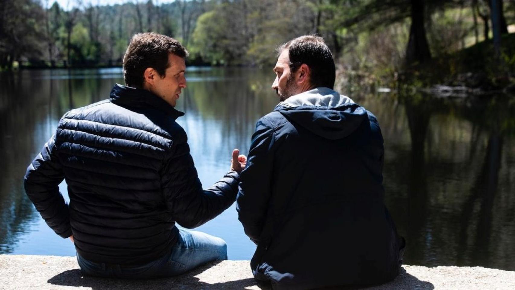 Pablo Casado y Álvaro Mateos