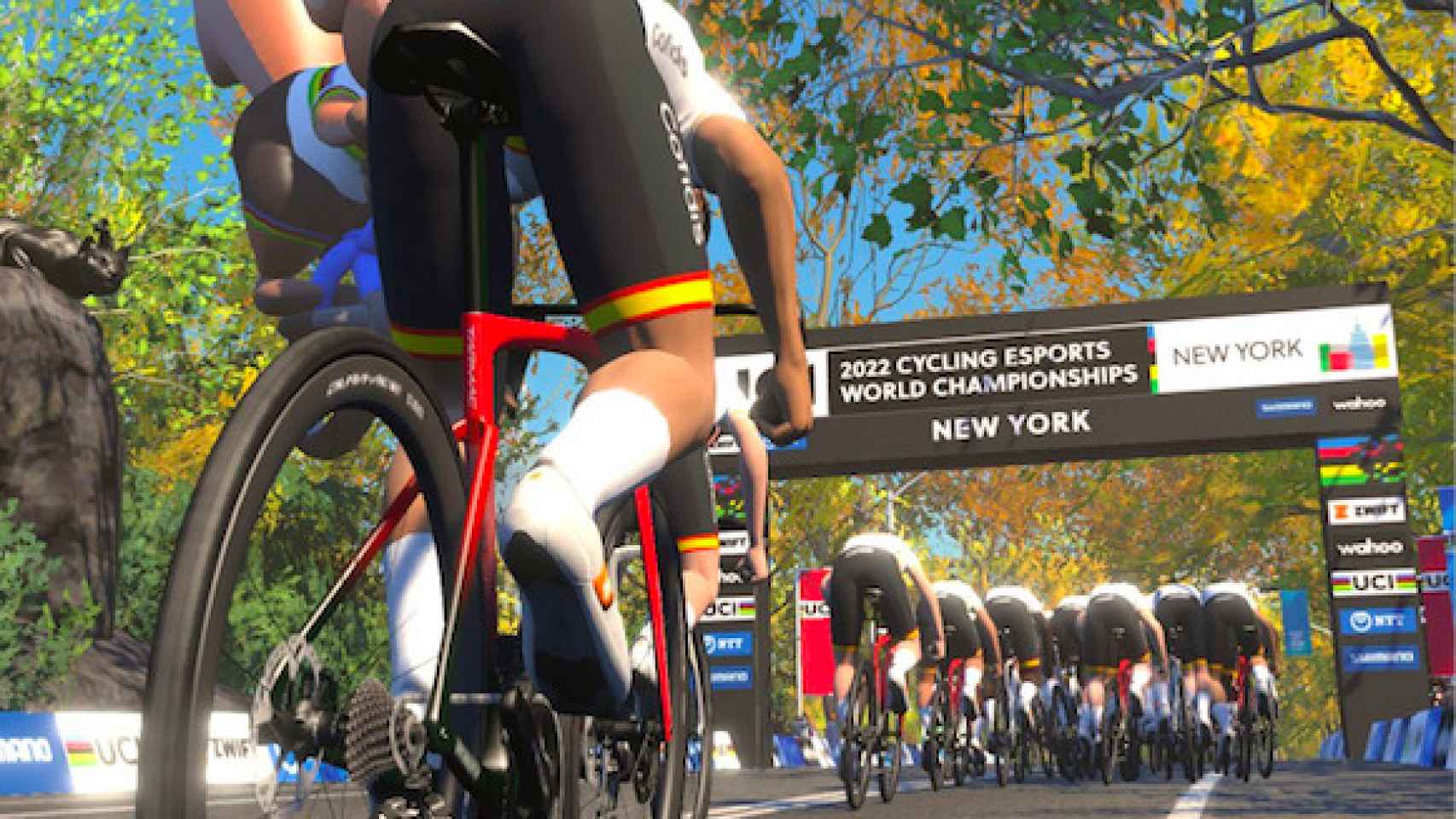 Imagen promocional del Campeonato del mundo de ciclismo en eSports