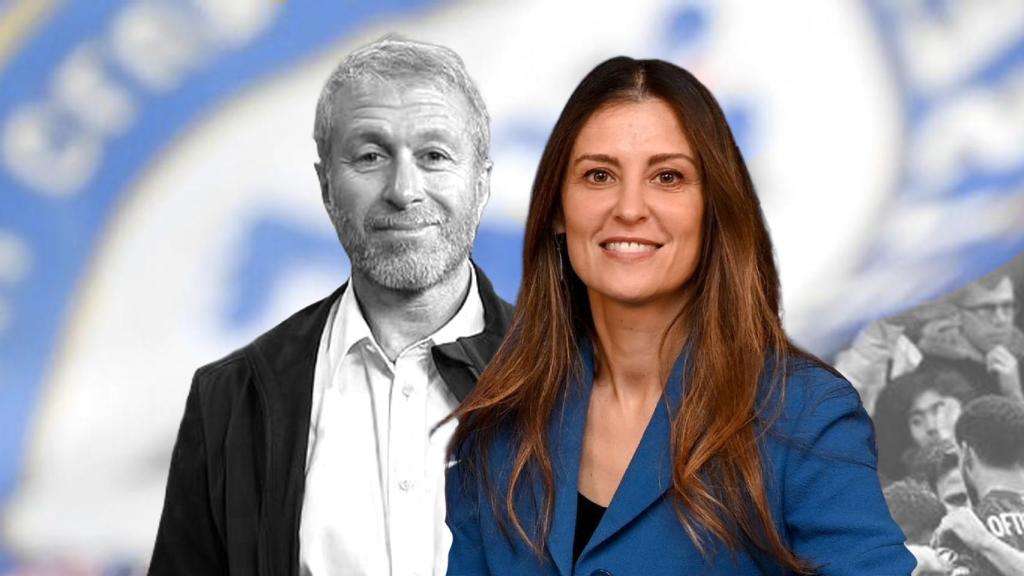 Marina Granovskaia y Roman Abramovich, en un fotomontaje