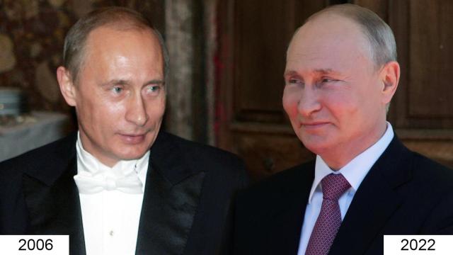 El antes y el después de Vladimir Putin.