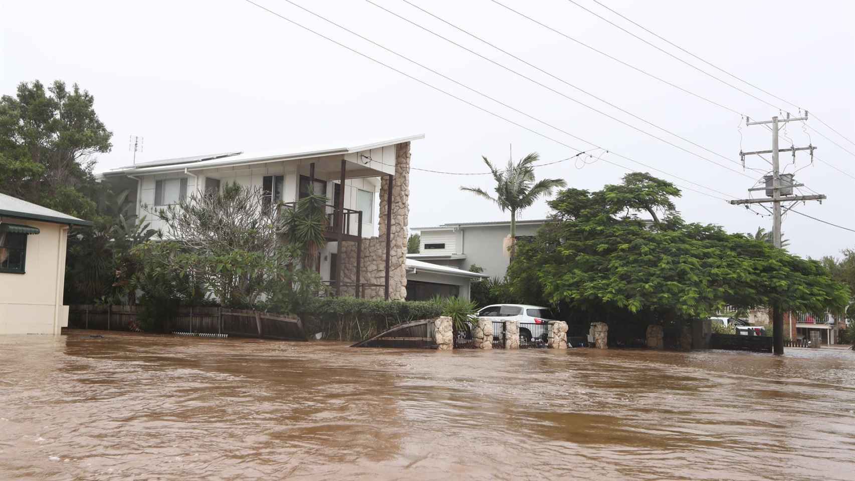 Imagen de las inundaciones en Fingal, Nueva Gales del Sur (Australia)