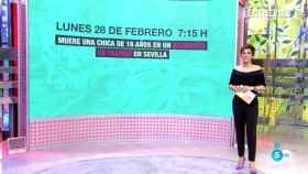 Adela González, la nueva presentadora de 'Sálvame'.