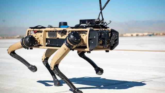 Robots robóticos para la frontera de Estados Unidos.