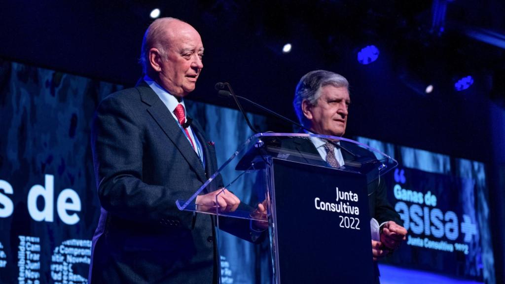 El presidente del Grupo Asisa, Francisco Ivorra, y el consejero delegado, Enrique de Porres.