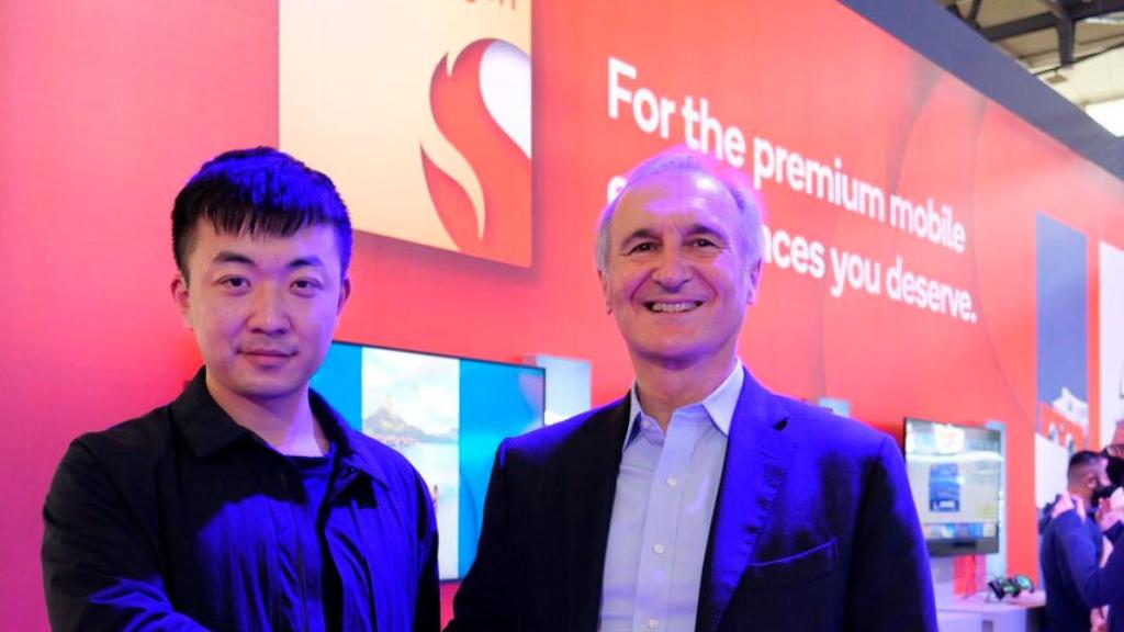 Carl Pei (Nothing) y Enrico Salvatori (Qualcomm)