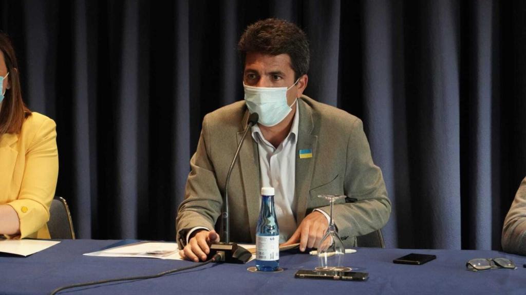 Carlos Mazón en el comité ejecutivo del PPCV.