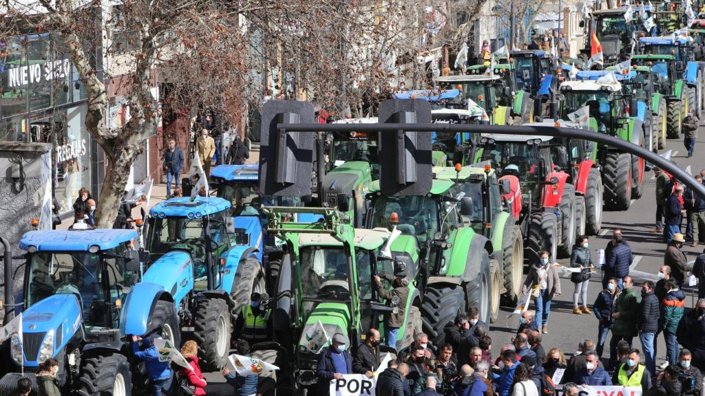 Tractorada en Zamora | Foto: ICAL JL. Leal