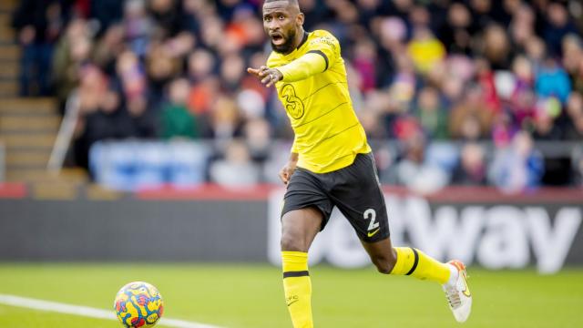 Antonio Rudiger, durante un partido del Chelsea FC.