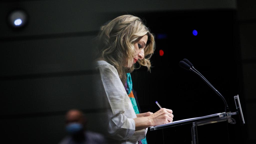 La vicepresidenta y ministra de Trabajo, Yolanda Díaz.