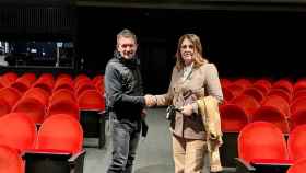 Silvia Moreno y Antonio Banderas sellan un  patrocinio de colaboración para el Teatro del  Soho Caixabank
