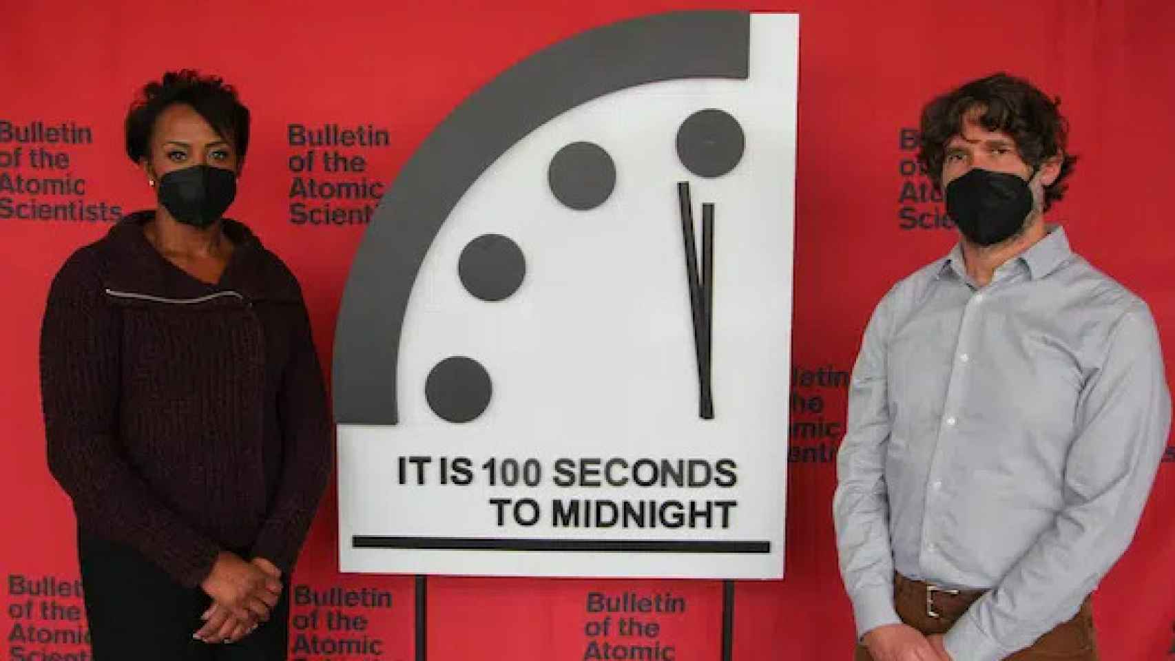 El reloj del fin del mundo marca '100 segundos' para la medianoche