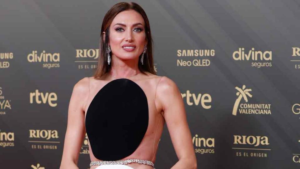 Nieves Álvarez en la última gala de los Goya.
