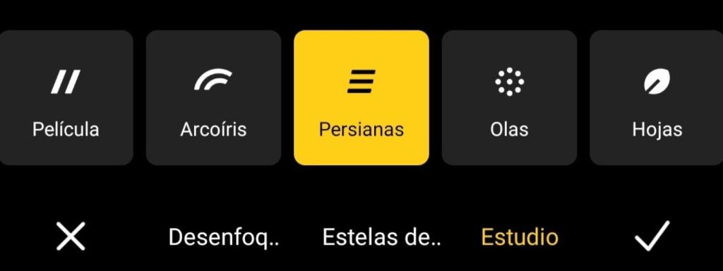 Efectos de la cámara de Xiaomi