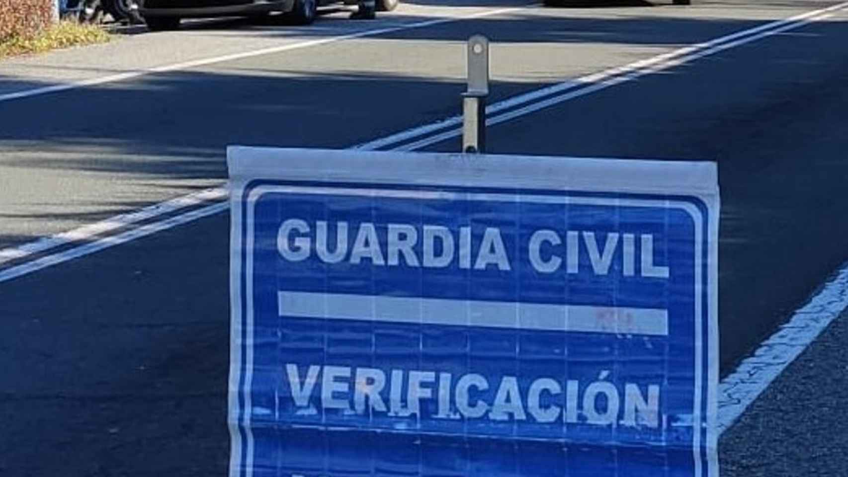 Puesto de control de alcohol y drogas de la Guardia Civil de Burgos
