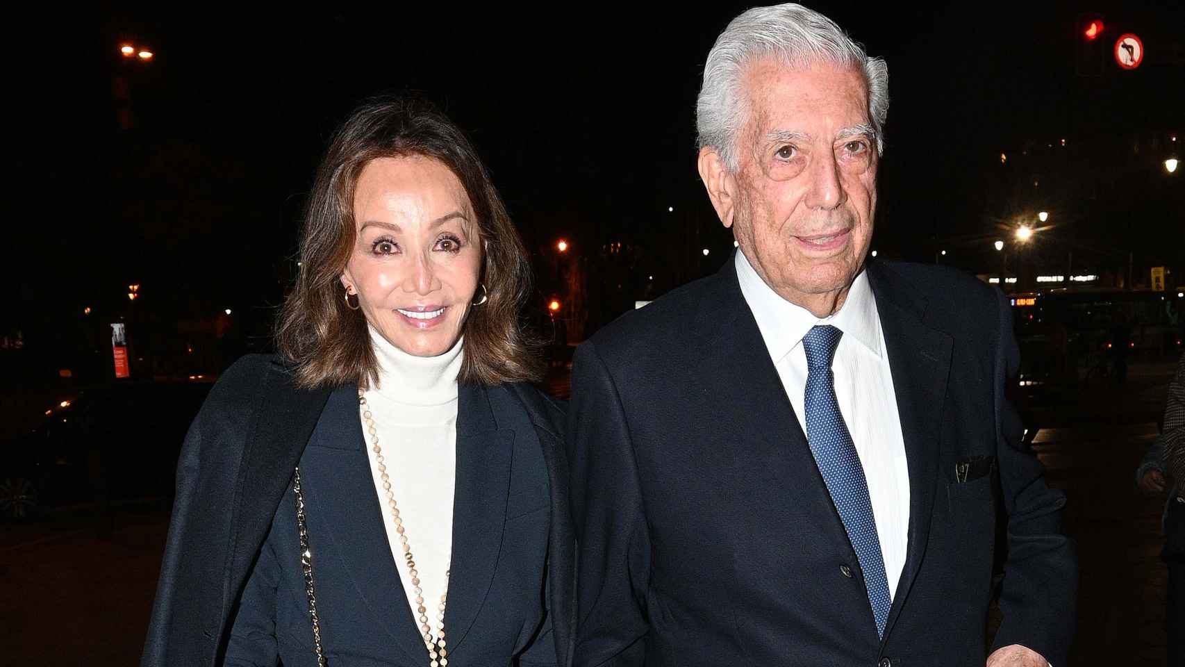 Isabel Preysler y Mario Vargas Llosa, este miércoles 2 de marzo en Málaga.