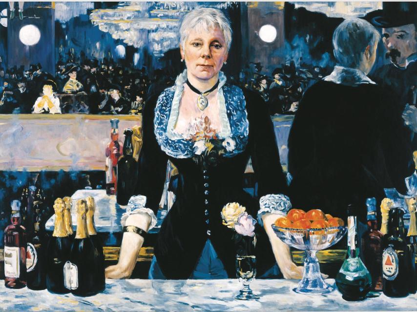 Kathleen Gilje: 'Linda Nochlin in Manet's Bar at the Folies-Bergére', 2005