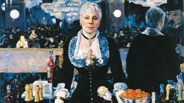 Kathleen Gilje: 'Linda Nochlin in Manet's Bar at the Folies-Bergére', 2005
