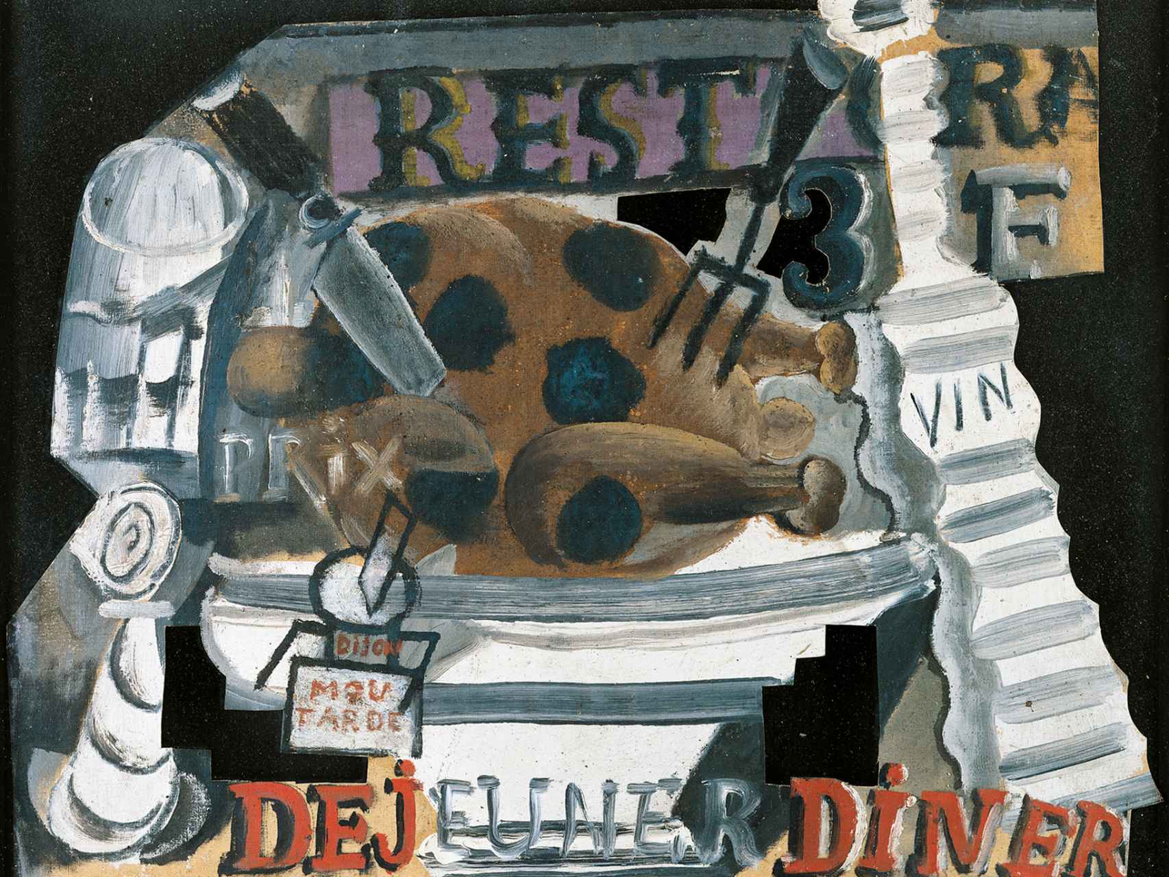 Pablo Picasso: 'Restaurante' (1914) © Faba © Sucesión Pablo Picasso, Vegap