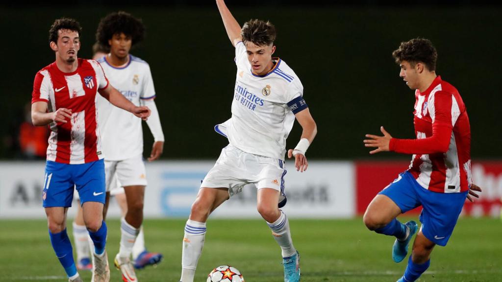 Bruno Iglesias, durante el partido ante el Atlético de Madrid.