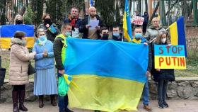 Manifestación en Cuenca contra la guerra en Ucrania