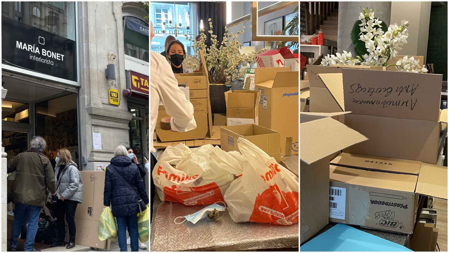 Camiones repletos de solidaridad viguesa parten hacia Ucrania