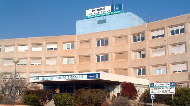 Hospital Santa Bárbara de Puertollano. Foto: Sescam