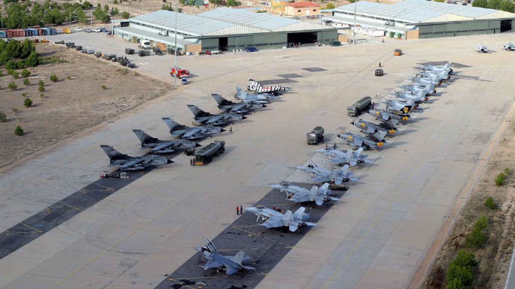 Base Aérea de Los Llanos en Albacete. Imagen de archivo