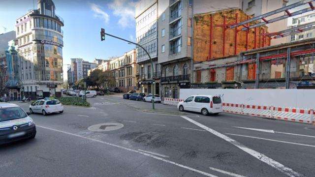 Entorno de la Avenida Fernández Latorre de A Coruña.