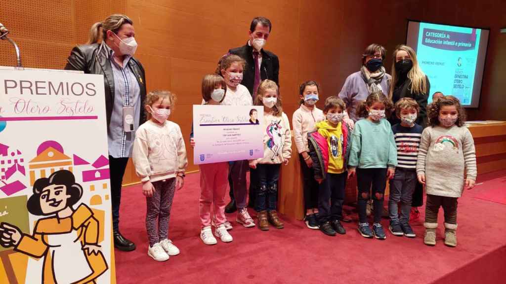 Entrega de premios Ernestina Otero en Pontevedra.