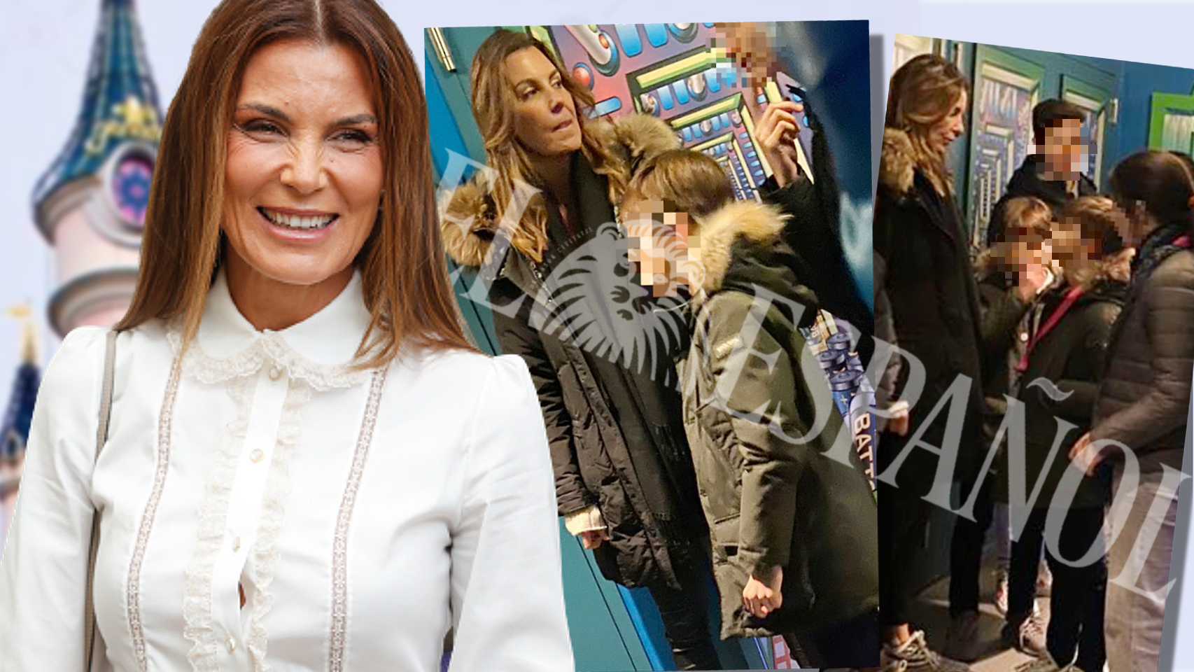 Mar Flores, en Disneyland París junto a sus hijos en unas fotos exclusivas de EL ESPAÑOL.