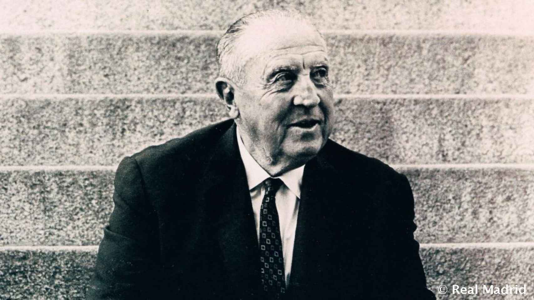 Santiago Bernabéu, en una foto en avanzada edad.