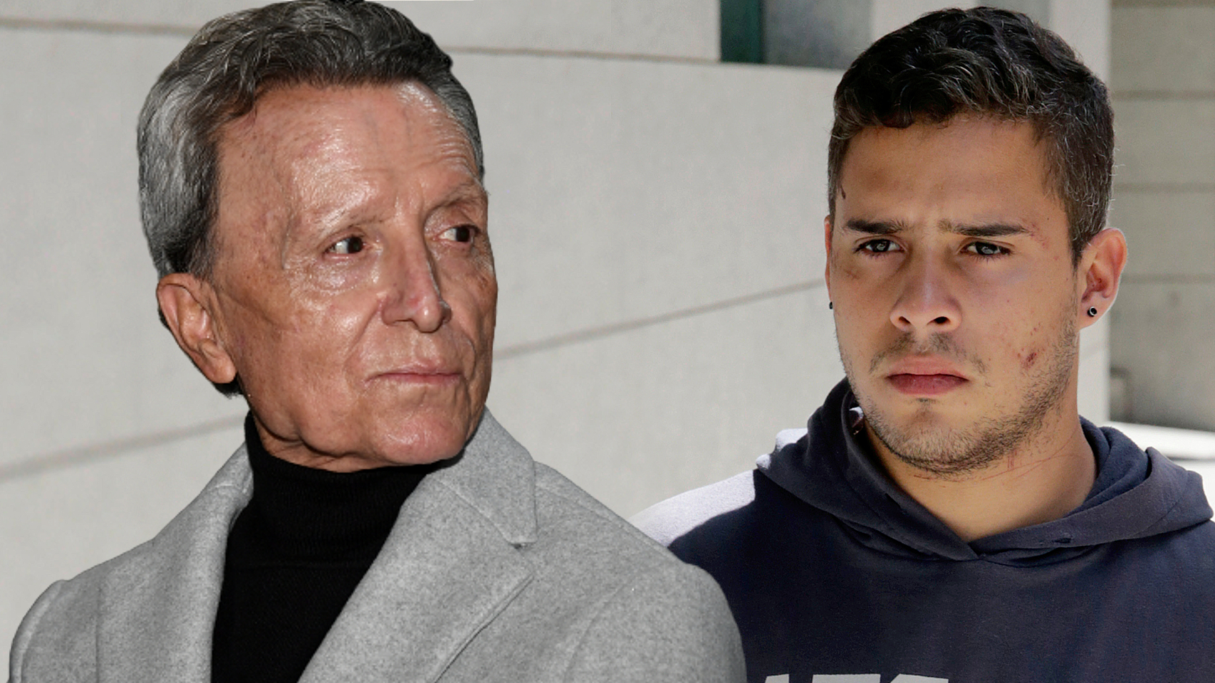 José Ortega Cano y José Fernando, en un montaje de Jaleos.