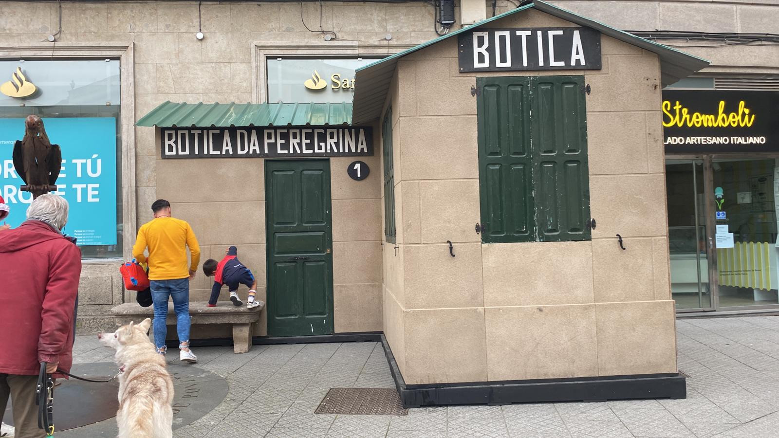 Reconstrucción de la botica de Perfecto Feijóo, en Pontevedra. Foto: Treintayseis