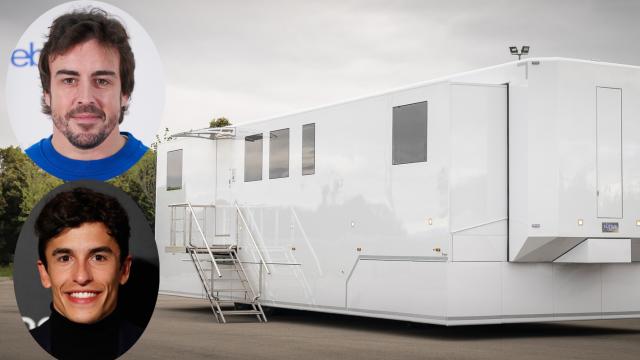 Tanto Fernando Alonso como Marc Márquez utilizan estos 'motor-home' en los circuitos.
