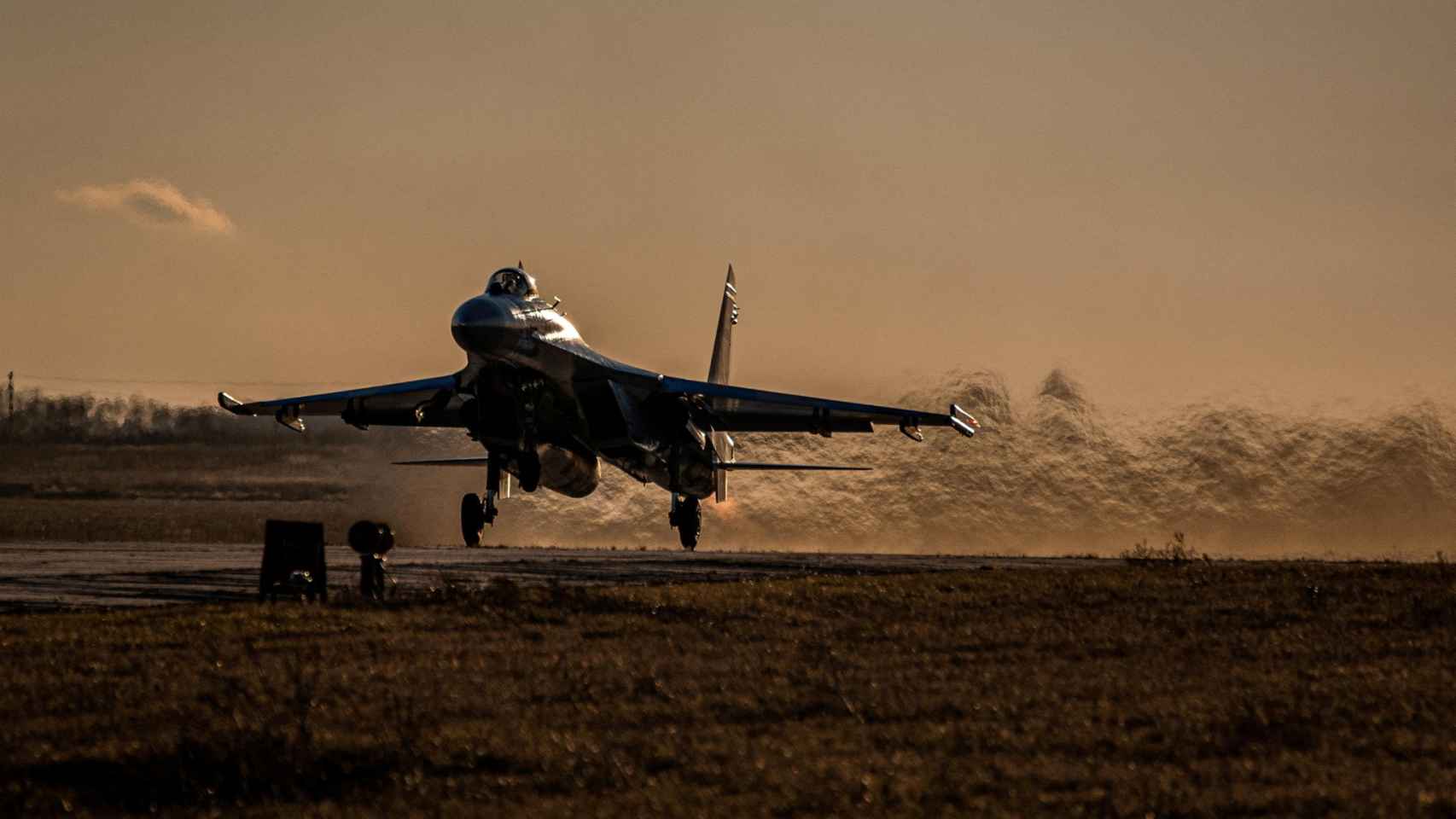 Un caza de combate ucraniano despegando en la región de Mykolaiv el pasado mes de noviembre.