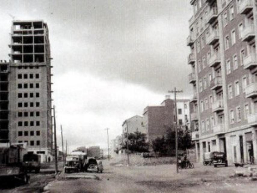 Construcción de edificios en la avenida de Portugal