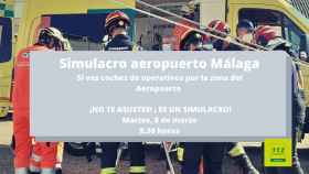 Simulacro en el aeropuerto de Málaga: habrá operativos de emergencia este martes a las 9:30 horas