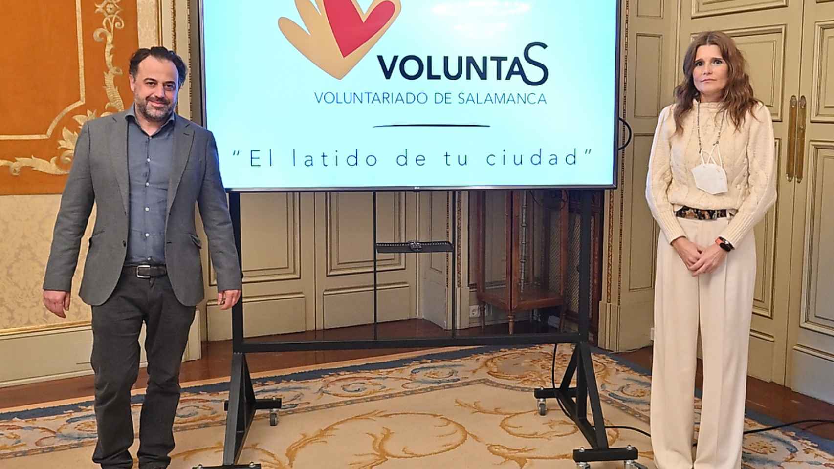 Fernando Castaño y Almudena Parres presentan las actividades de 'VoluntaS'