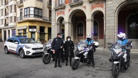 La Policía Municipal de Zamora cuenta desde hoy con cinco nuevos vehículos