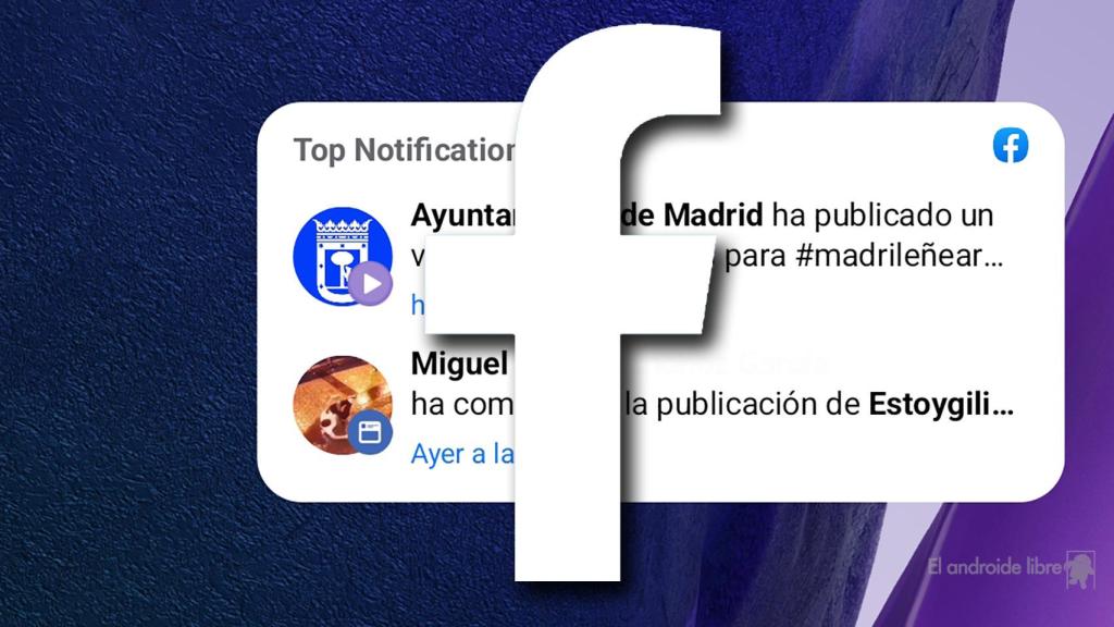 Los nuevos widgets de Facebook para las notificaciones