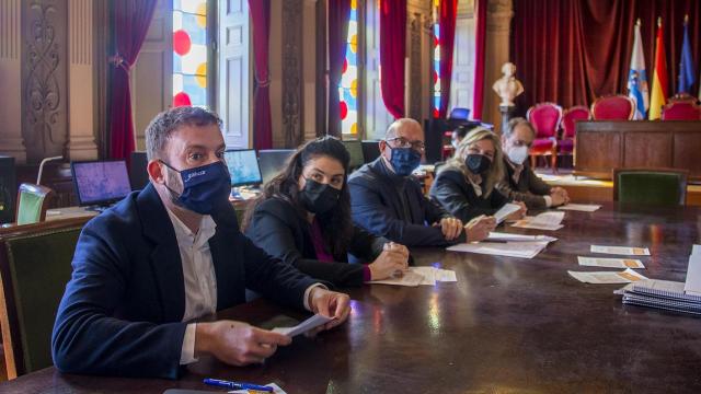 El delegado de la Xunta, Gonzalo Trenor, en el Eusebio da Guarda