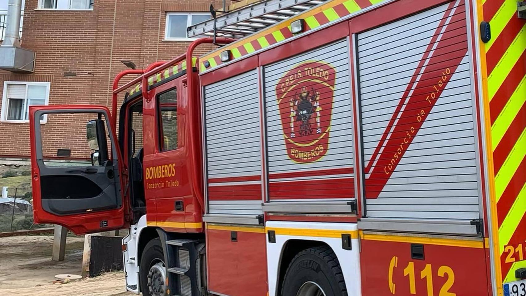 Incendio en la residencia San Roque de Almorox. Foto: Consorcio Provincial de Extinción de Incendios y Salvamentos de Toledo