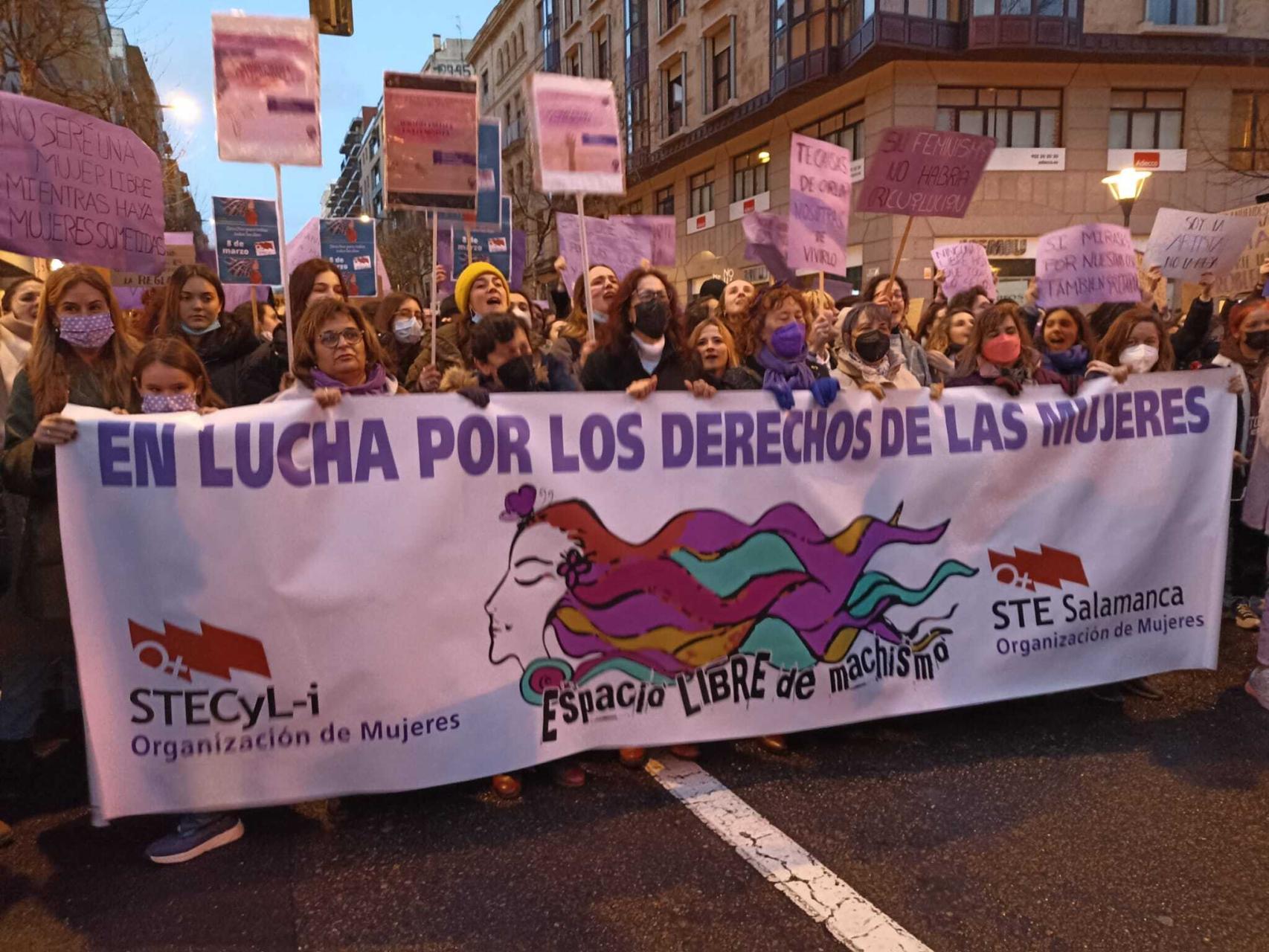 Manifestación del 8-M en Salamanca