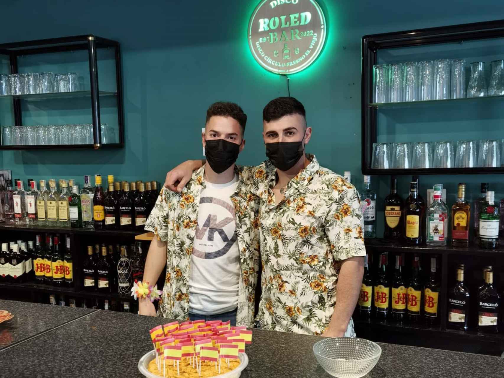 Sergio Mulas y Carlos Monsalvo en el Disco-Bar ROLED