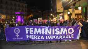 La manifestación del 8-M en Valladolid regresó después de la pandemia