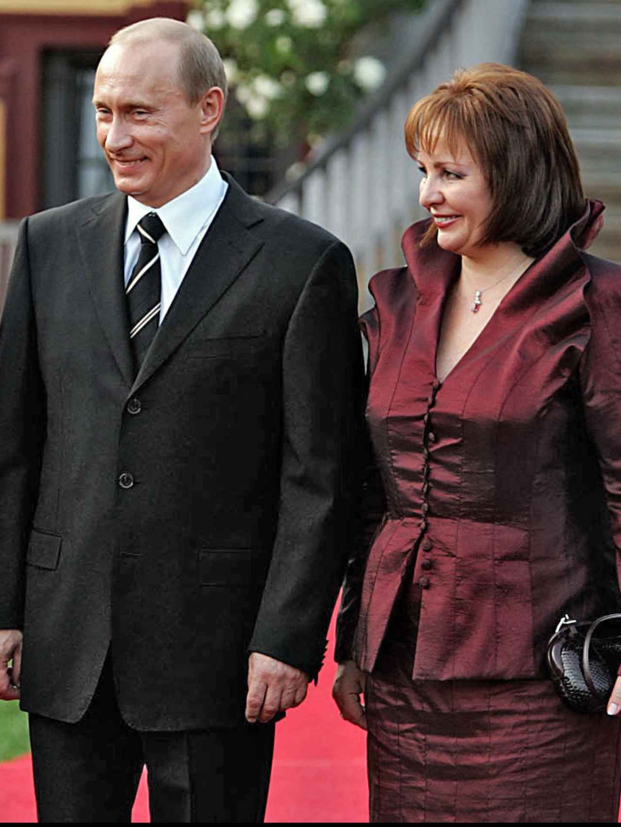 Vladímir Putin y su exmujer, Liudmila Pútina.
