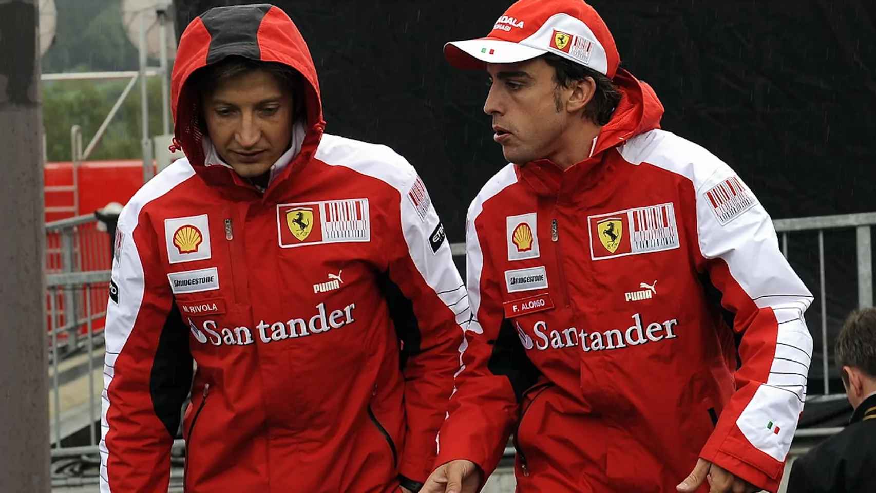 Rivola y Fernando Alonso, en Ferrari