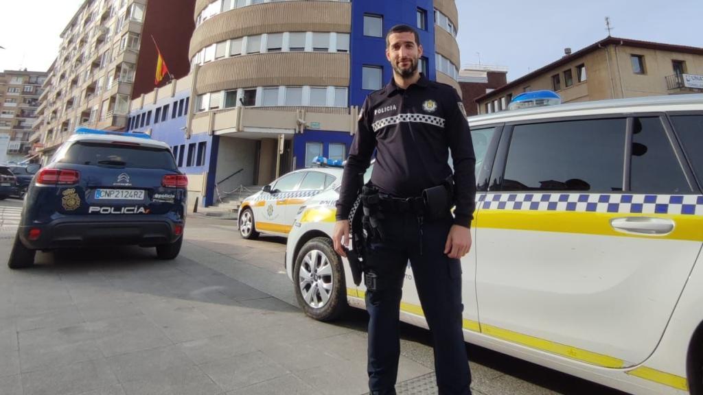 David Bustos en su nueva vida en la Policía Local