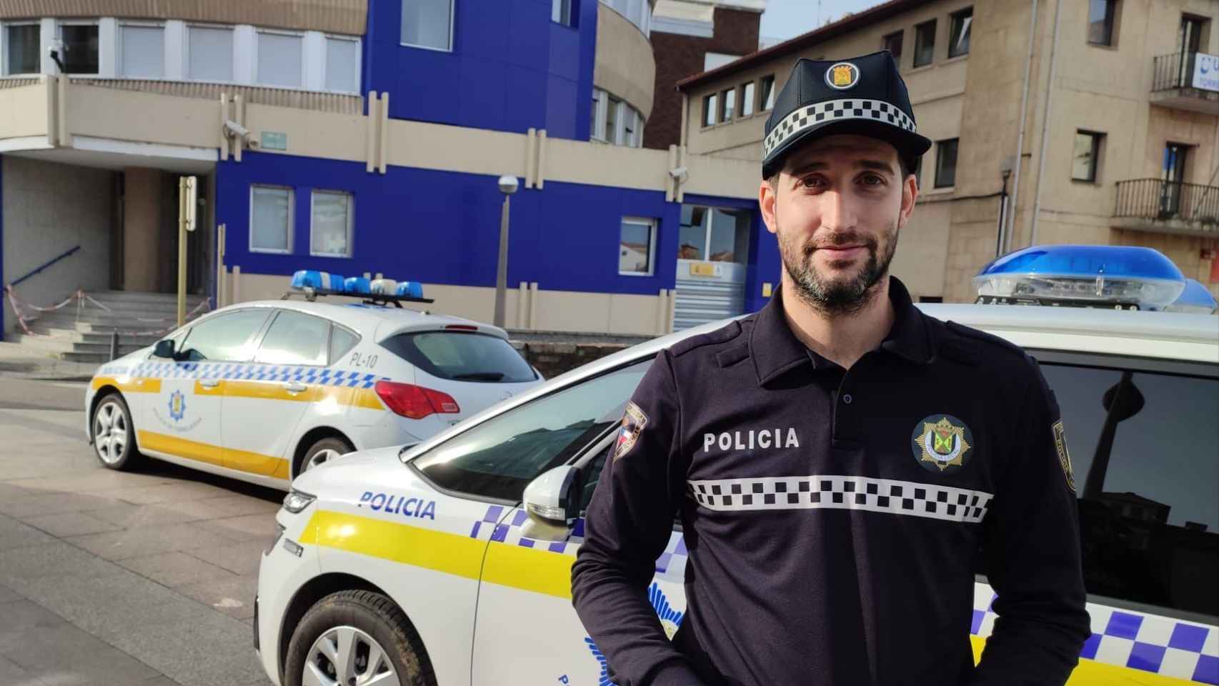 David Bustos en su nueva vida de Policía Local